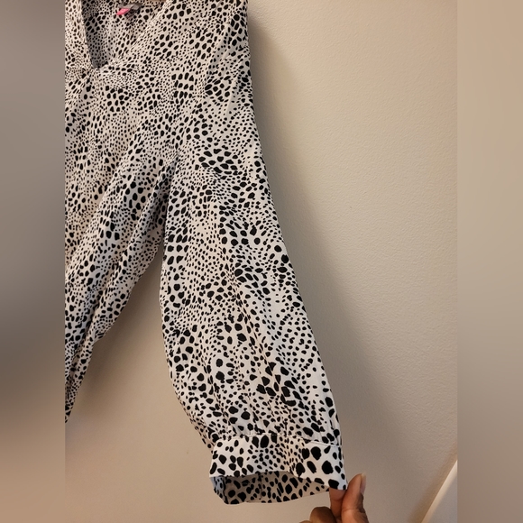 Vince camuto dot black and white long sleeve xl size top A3 - Picture 6 of 10